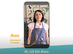 Anna ist Kürschnerin